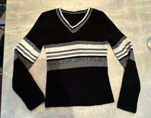 Fargo Striped Vintage Deadstock Men Acrylic Knit Sweater Shirt Retro 1970s